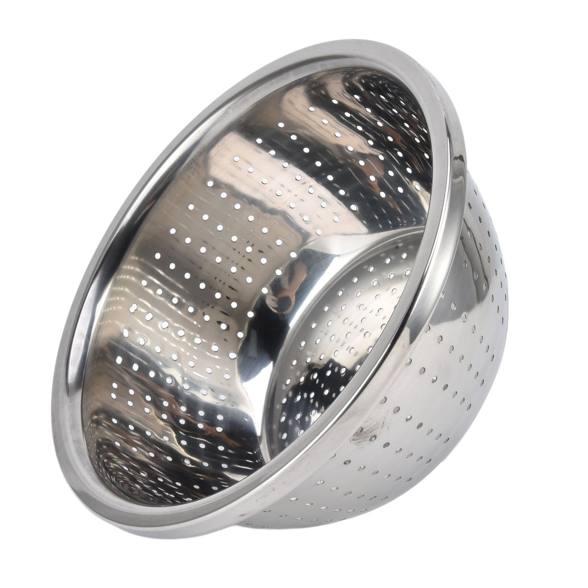Vegetable Washing Basket Rustproof Multifunction Stainless Steel Colander for Kitchen Household Silver22cm