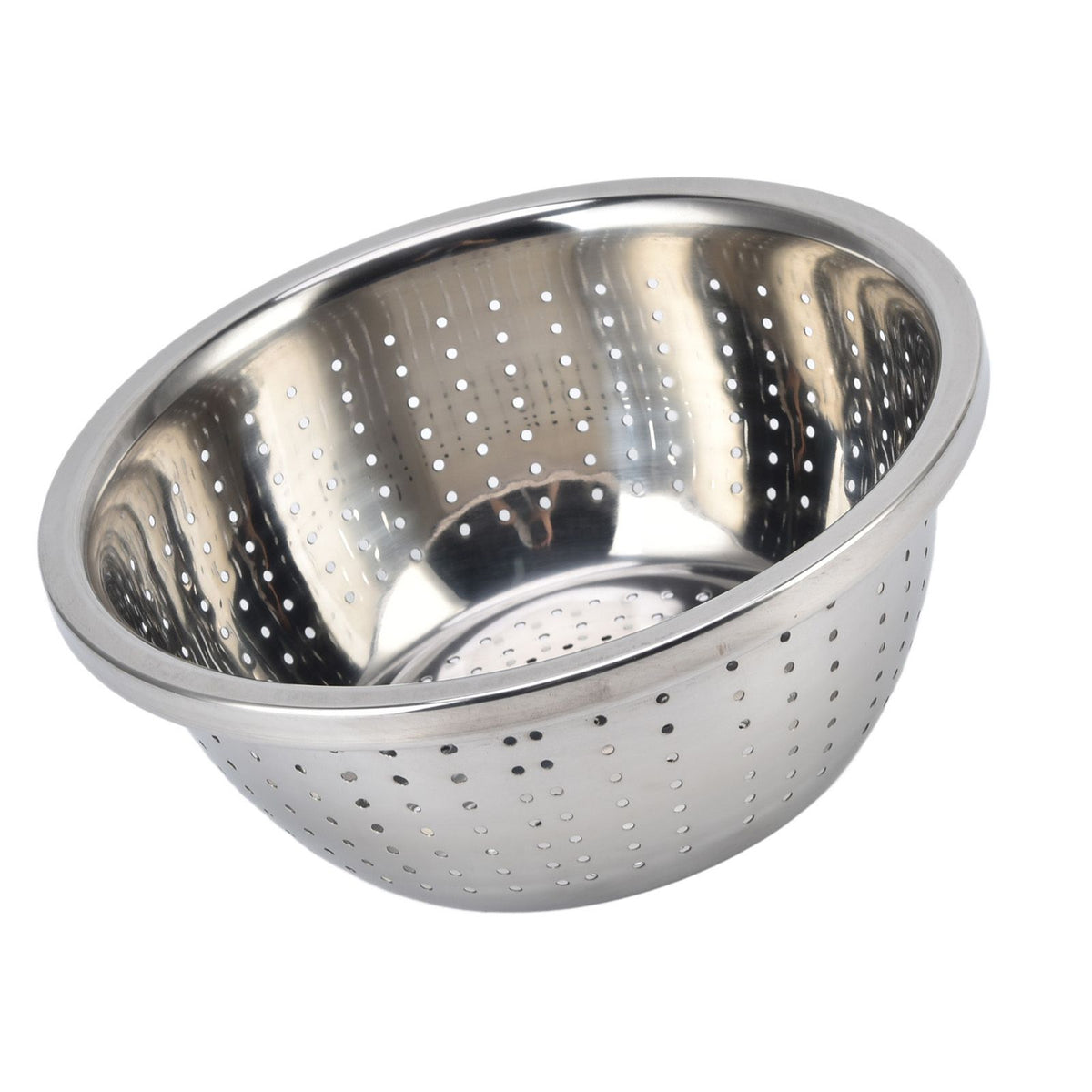 Vegetable Washing Basket Rustproof Multifunction Stainless Steel Colander for Kitchen Household Silver22cm