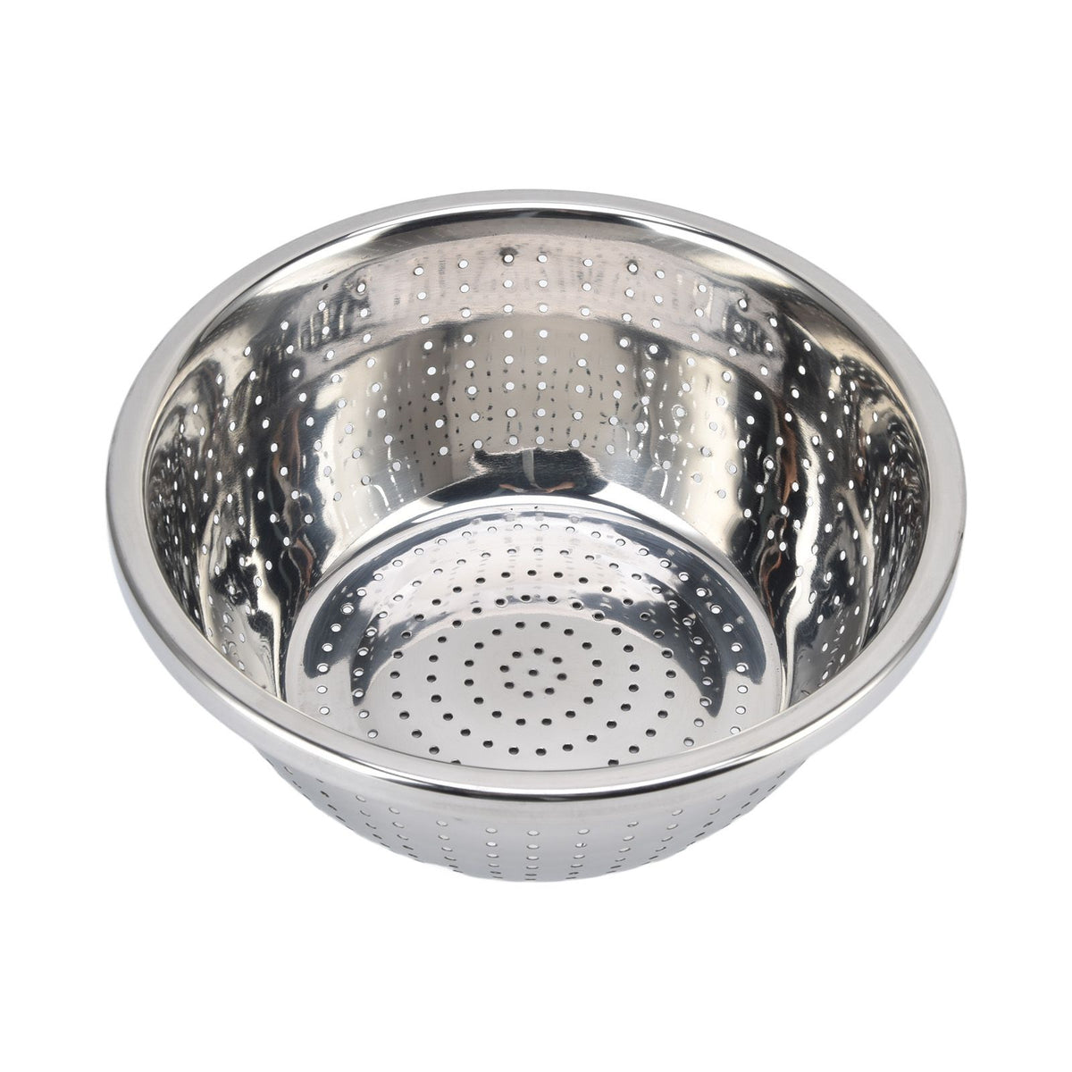 Vegetable Washing Basket Rustproof Multifunction Stainless Steel Colander for Kitchen Household Silver24cm
