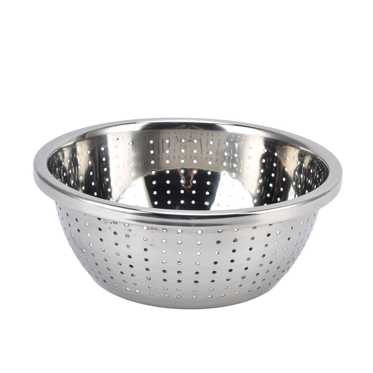 Vegetable Washing Basket Rustproof Multifunction Stainless Steel Colander for Kitchen Household Silver24cm