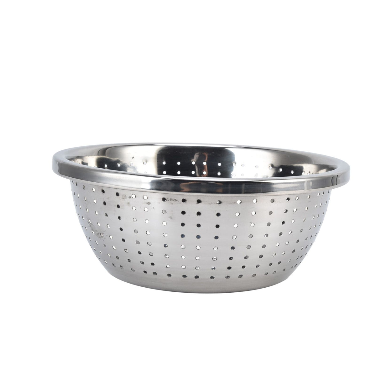 Vegetable Washing Basket Rustproof Multifunction Stainless Steel Colander for Kitchen Household Silver24cm