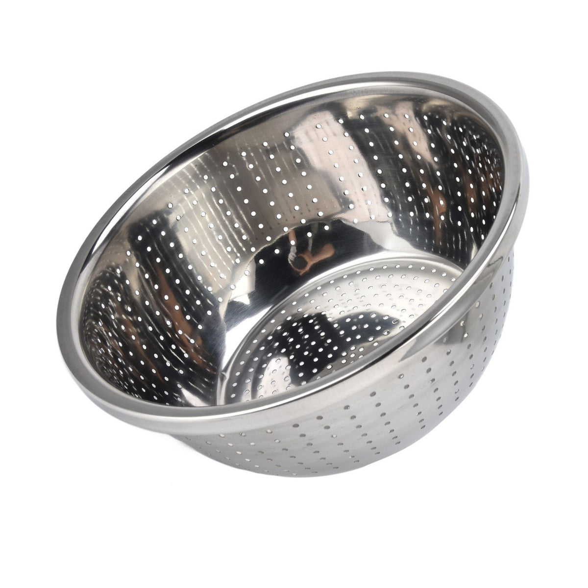 Vegetable Washing Basket Rustproof Multifunction Stainless Steel Colander for Kitchen Household Silver26cm