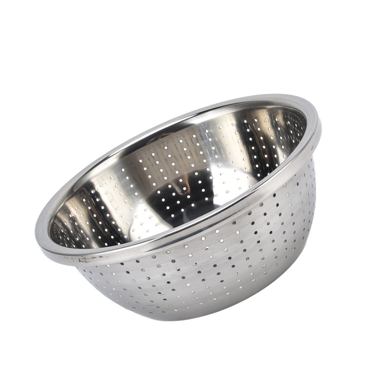 Vegetable Washing Basket Rustproof Multifunction Stainless Steel Colander for Kitchen Household Silver26cm