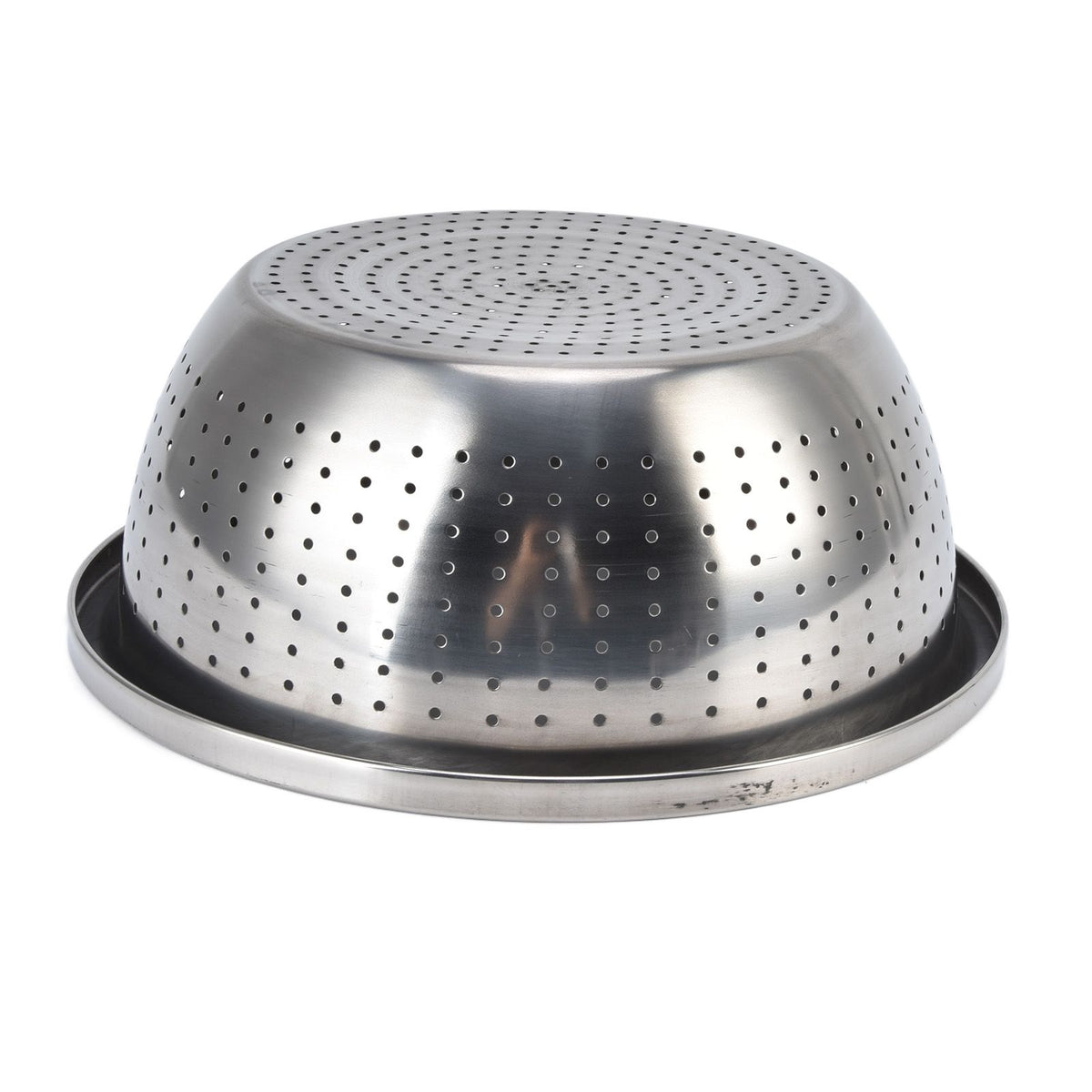 Vegetable Washing Basket Rustproof Multifunction Stainless Steel Colander for Kitchen Household Silver26cm