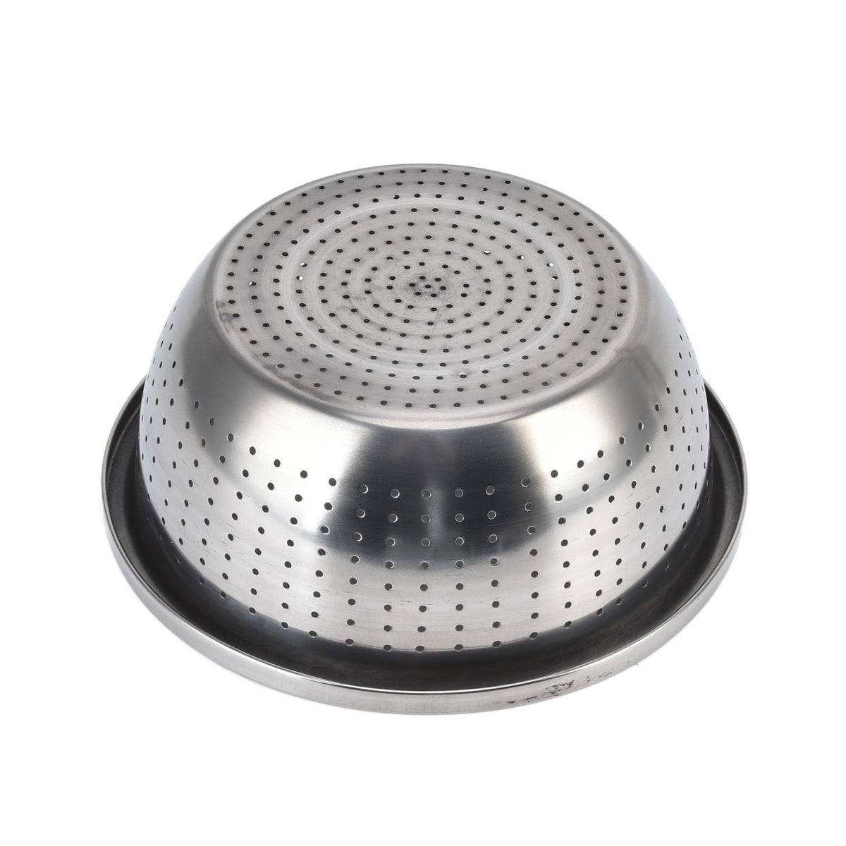 Vegetable Washing Basket Rustproof Multifunction Stainless Steel Colander for Kitchen Household Silver26cm