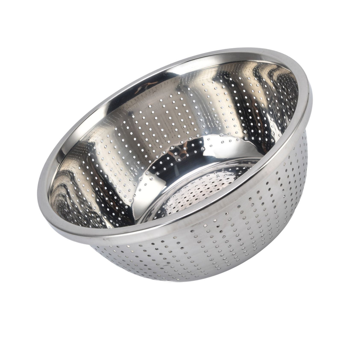 Vegetable Washing Basket Rustproof Multifunction Stainless Steel Colander for Kitchen Household Silver28cm