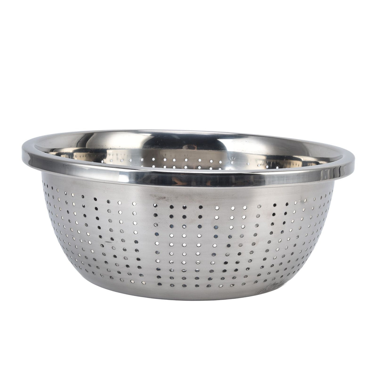 Vegetable Washing Basket Rustproof Multifunction Stainless Steel Colander for Kitchen Household Silver28cm