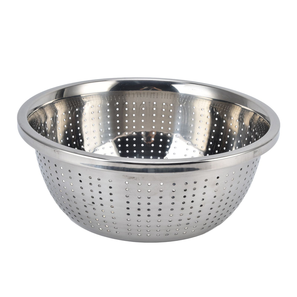 Vegetable Washing Basket Rustproof Multifunction Stainless Steel Colander for Kitchen Household Silver28cm