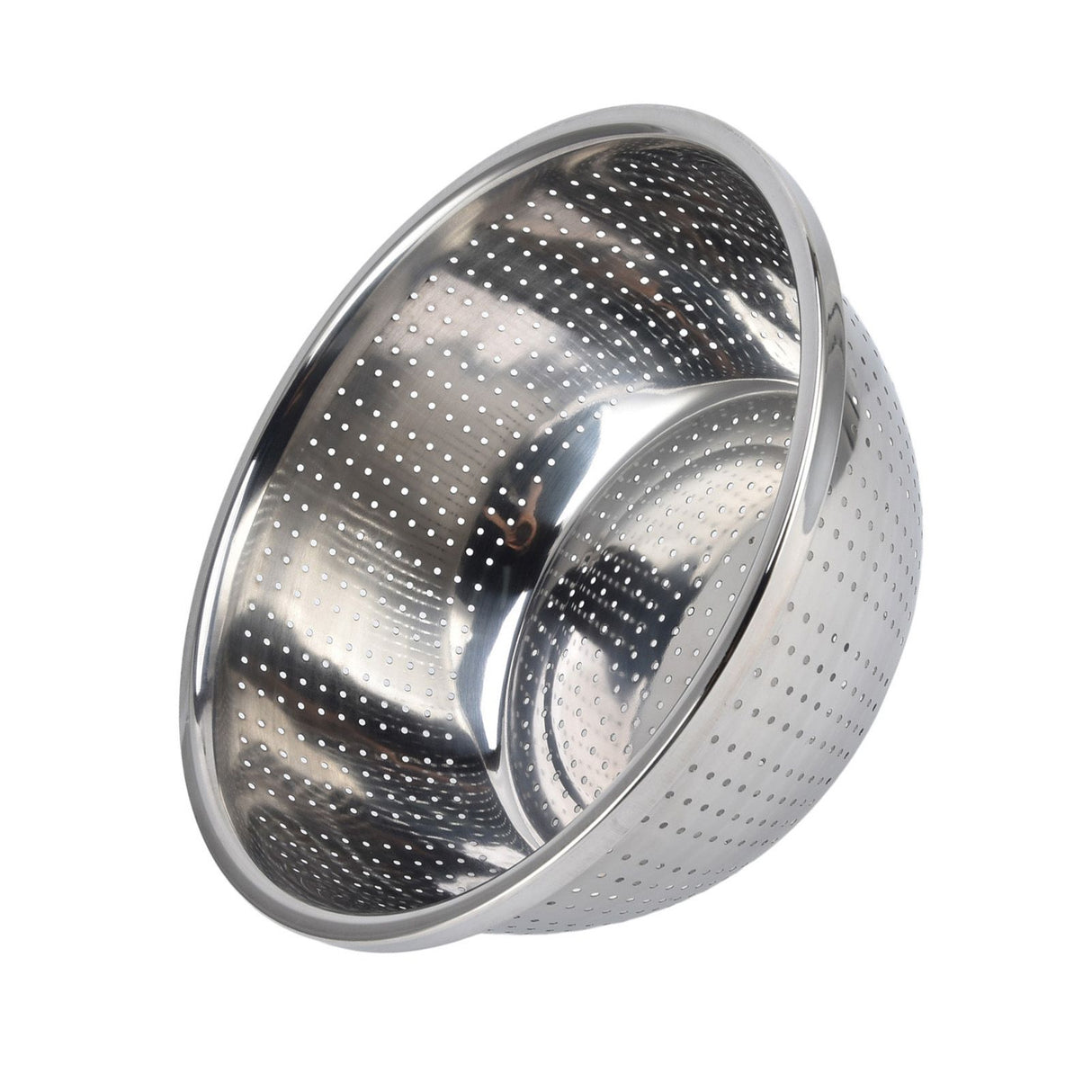 Vegetable Washing Basket Rustproof Multifunction Stainless Steel Colander for Kitchen Household Silver30cm