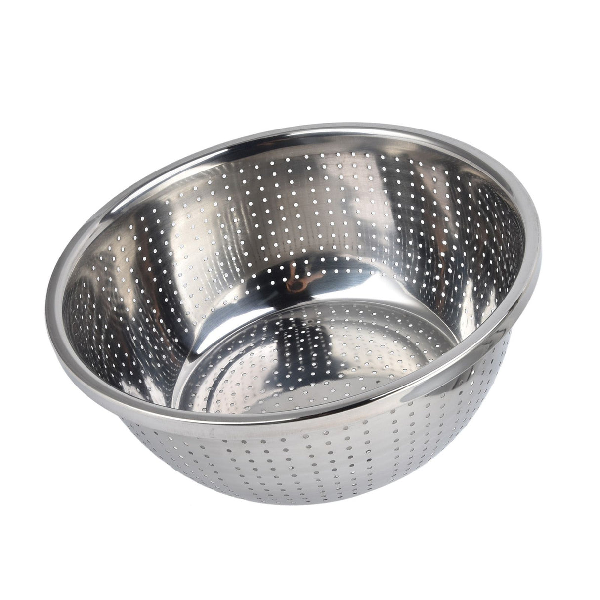 Vegetable Washing Basket Rustproof Multifunction Stainless Steel Colander for Kitchen Household Silver30cm