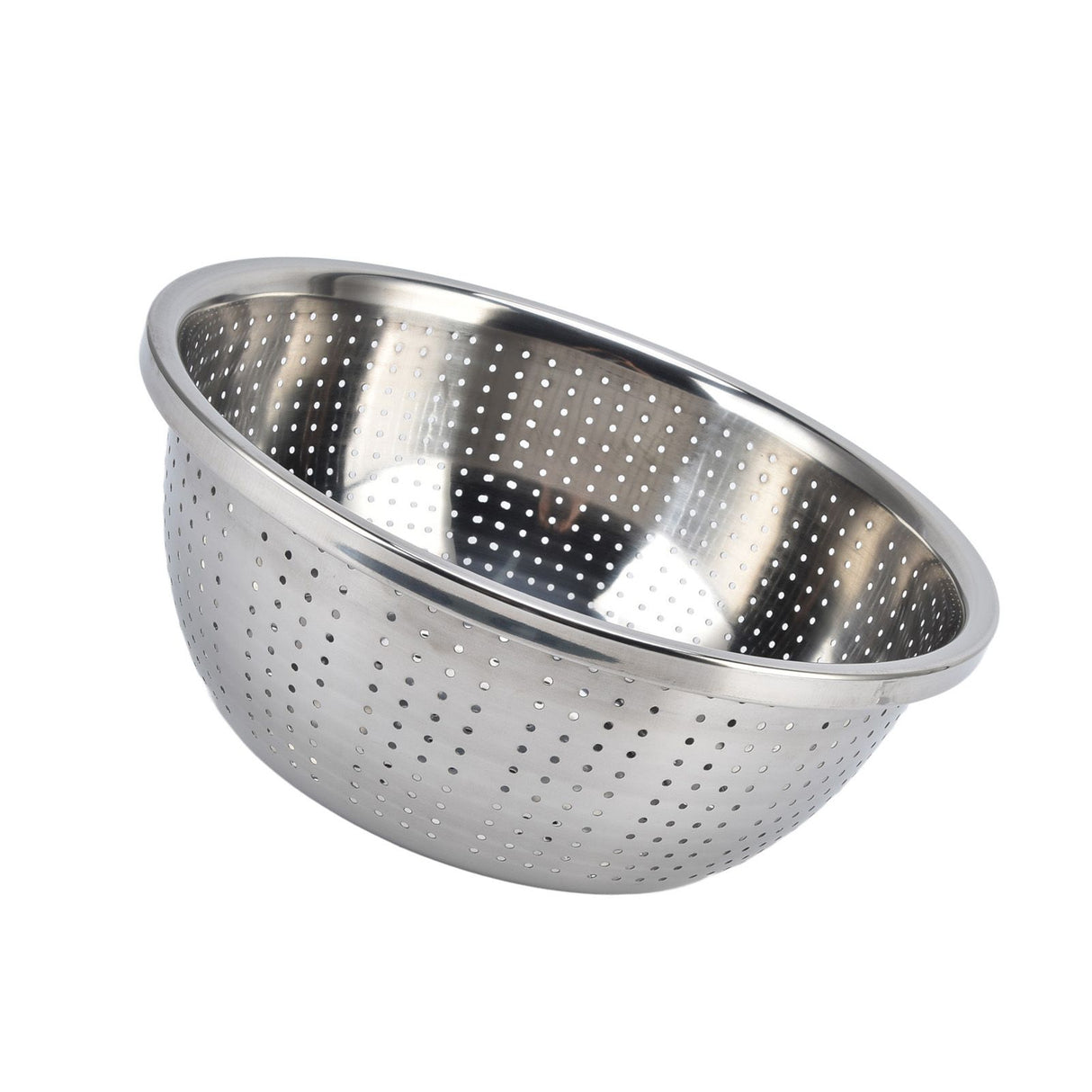 Vegetable Washing Basket Rustproof Multifunction Stainless Steel Colander for Kitchen Household Silver30cm