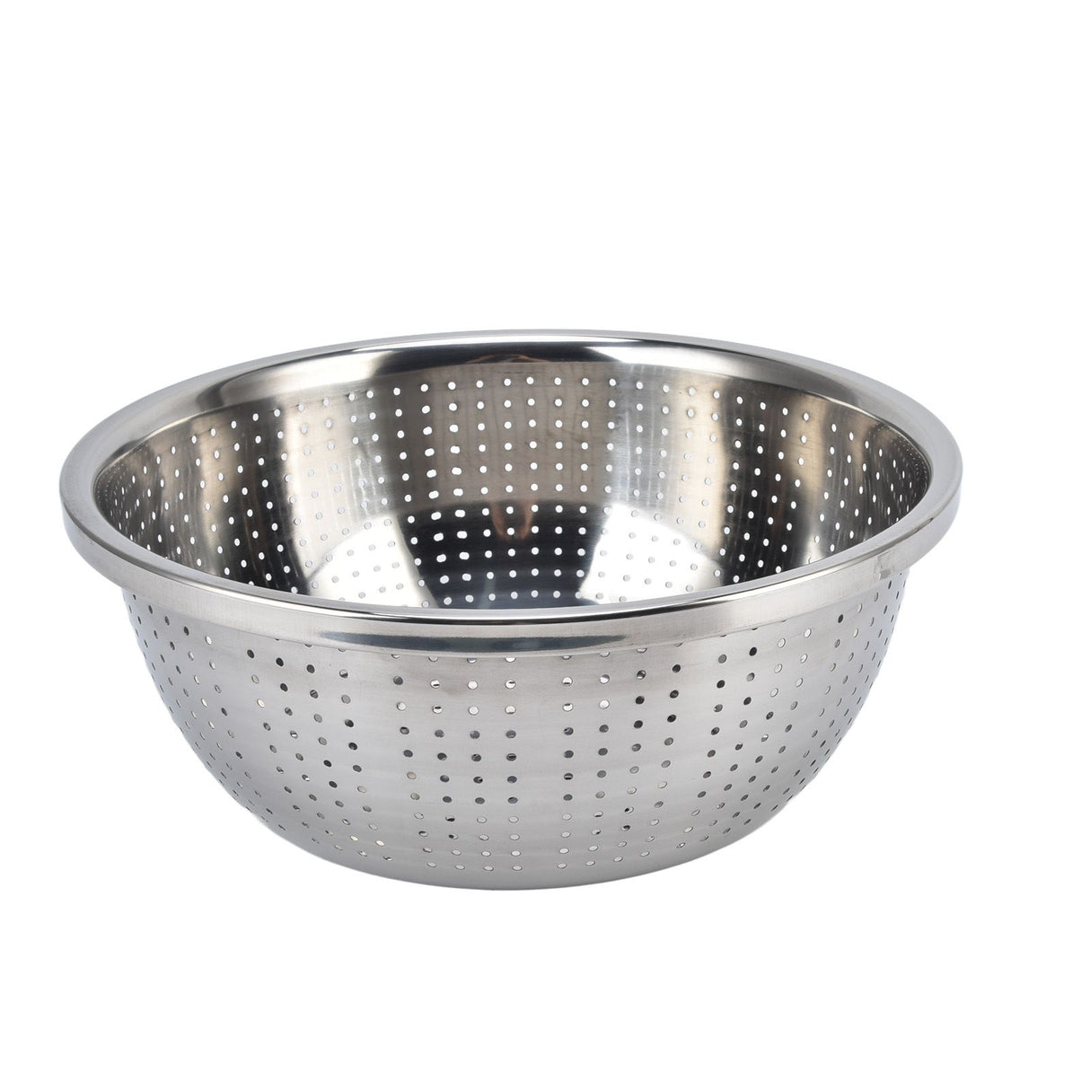 Vegetable Washing Basket Rustproof Multifunction Stainless Steel Colander for Kitchen Household Silver30cm