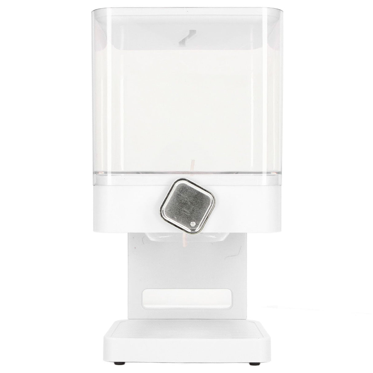 Cereal Dispenser 17.5oz Capacity Single Grid Grain Dispenser Transparent Plastic Food Dispenser for All Kinds Dry Food