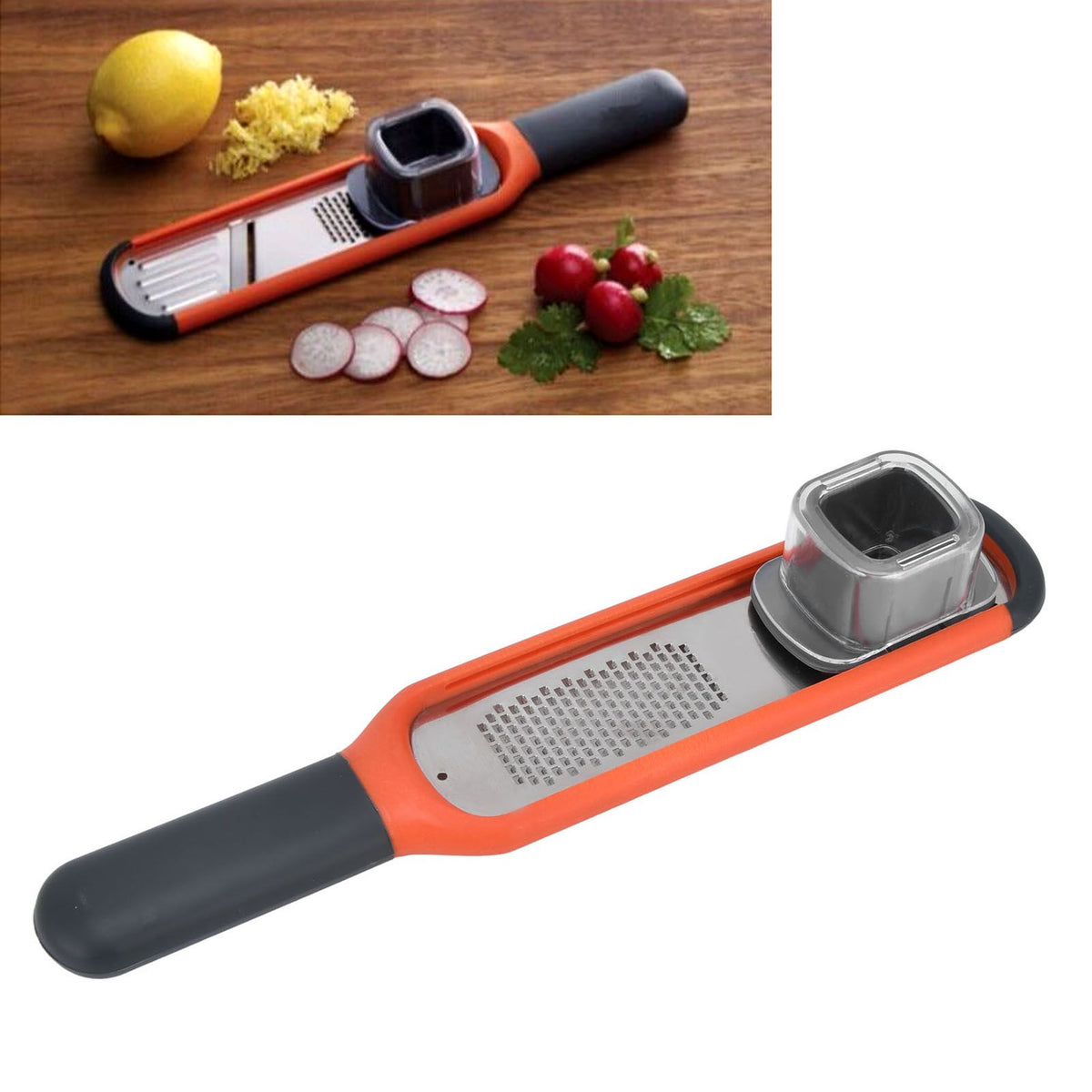 Multifunctional Grater Stainless Steel Blade Food Zester Handheld Vegetable Seasoning Shredder