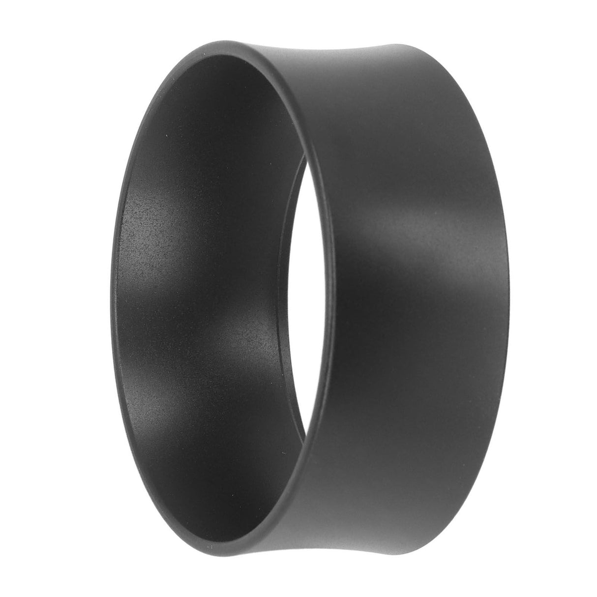 58mm Coffee Dosing Rings Prevent Flying Aluminium Alloy Coffee Powder Rings for Coffee Machine Black
