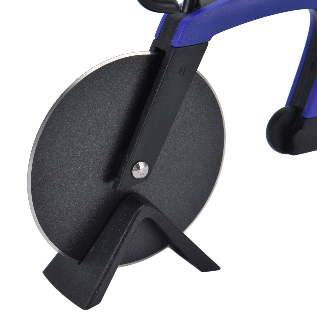 Bicycle Pizza Cutter Wheel Stainless Steel Bike Shape Pizza Knife Kitchen Pizza Cutting ToolBlue