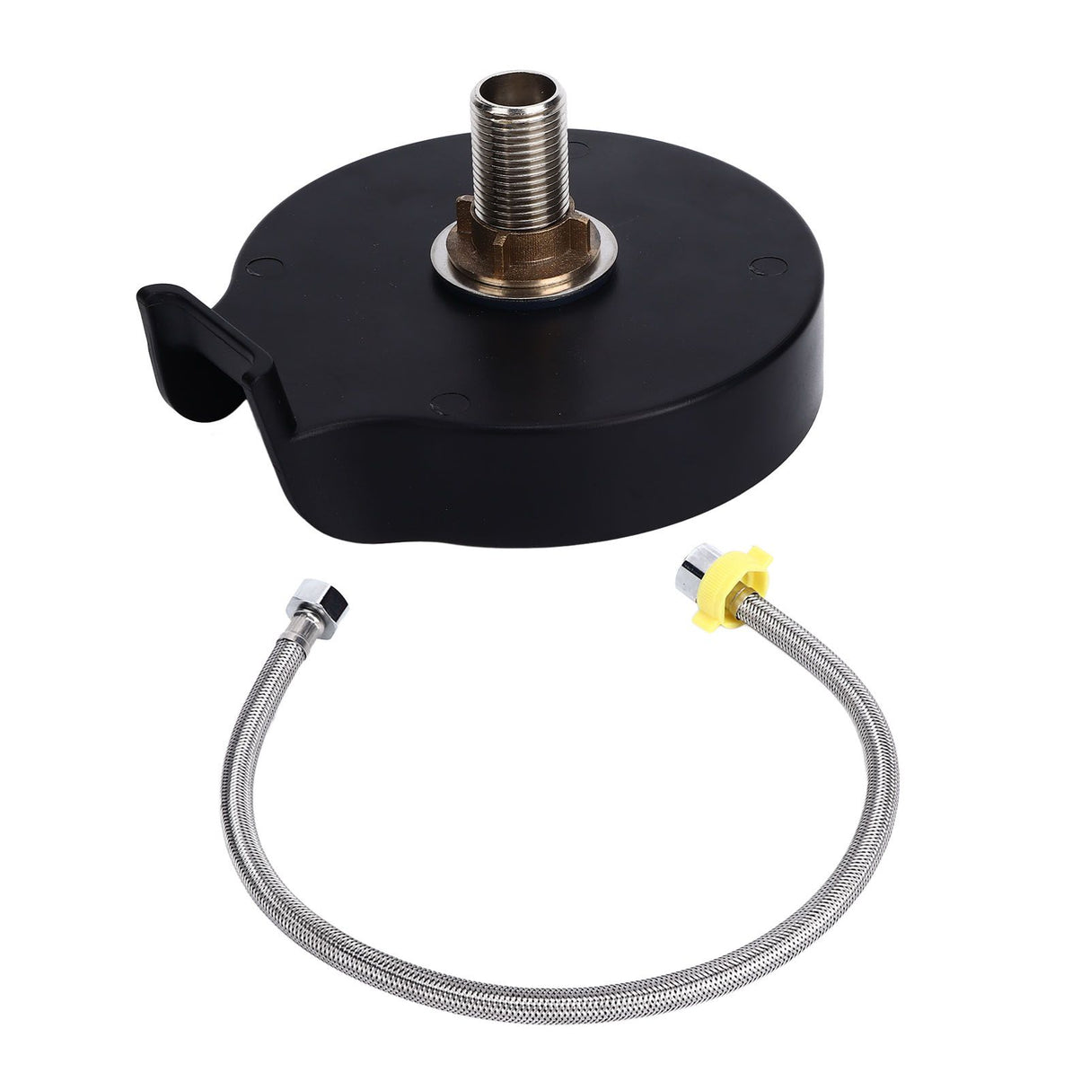 Cup Washer G1/2 Interface Quick Cleaning Detachable Kitchen Hotel Bar Wash Basin Press Glass Rinser for Bar Club Cup Washer with Hose