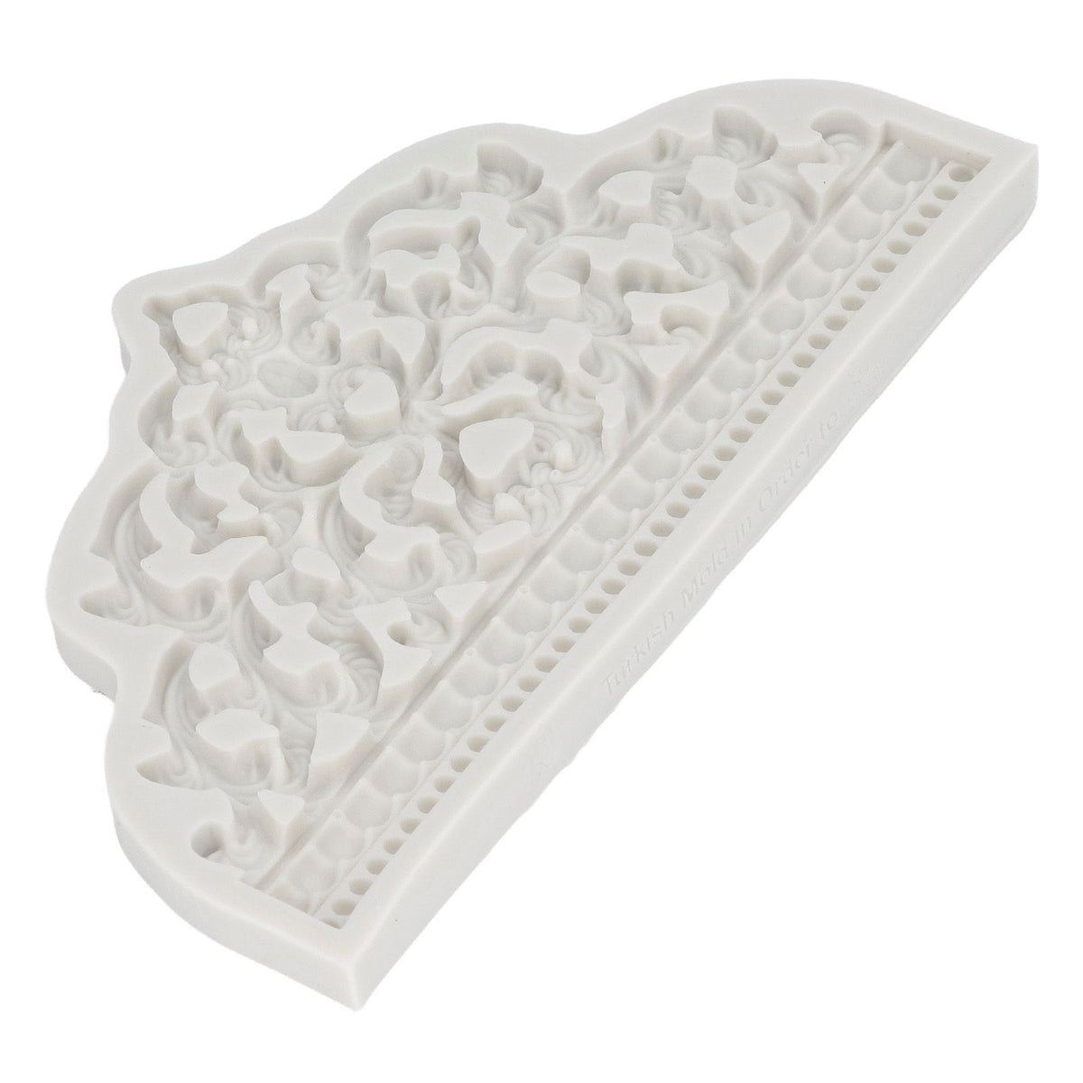 Crown Fondant Mold Large Crown Design Gray Food Grade Reusable Silicone High Temperature Resistan Odorless Silicone Mold