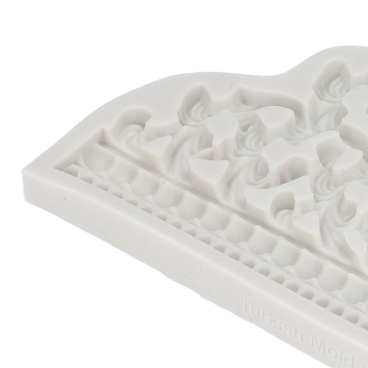 Crown Fondant Mold Large Crown Design Gray Food Grade Reusable Silicone High Temperature Resistan Odorless Silicone Mold