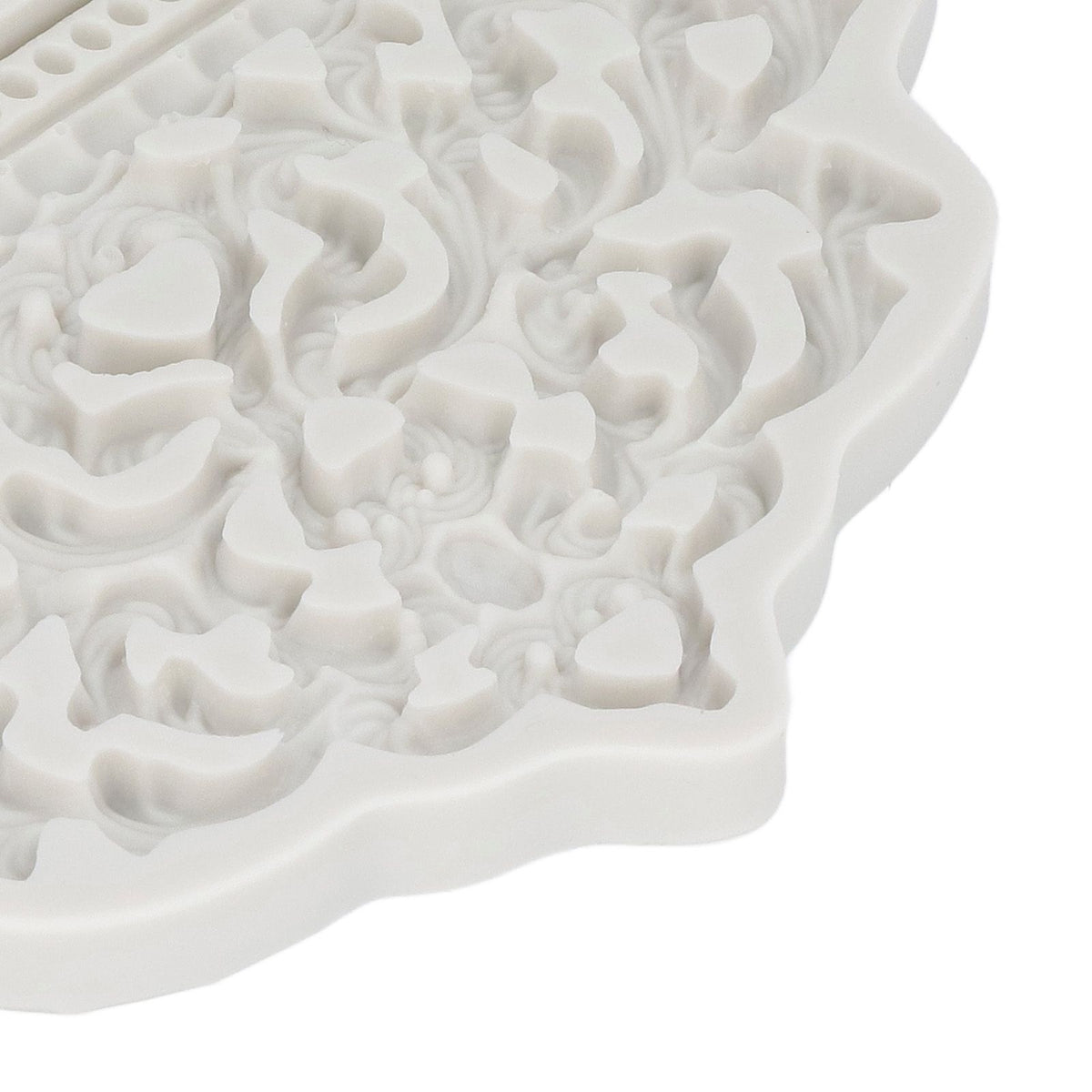 Crown Fondant Mold Large Crown Design Gray Food Grade Reusable Silicone High Temperature Resistan Odorless Silicone Mold