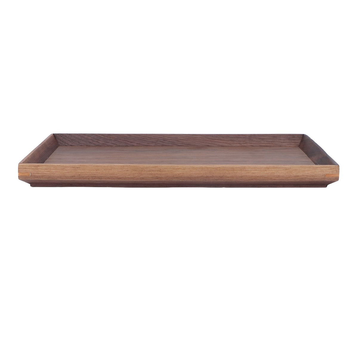 Walnut Wooden Tray Rectangle Serving Tray Tenon Structure Chinese For Tea Fruit Dessert Bread L
