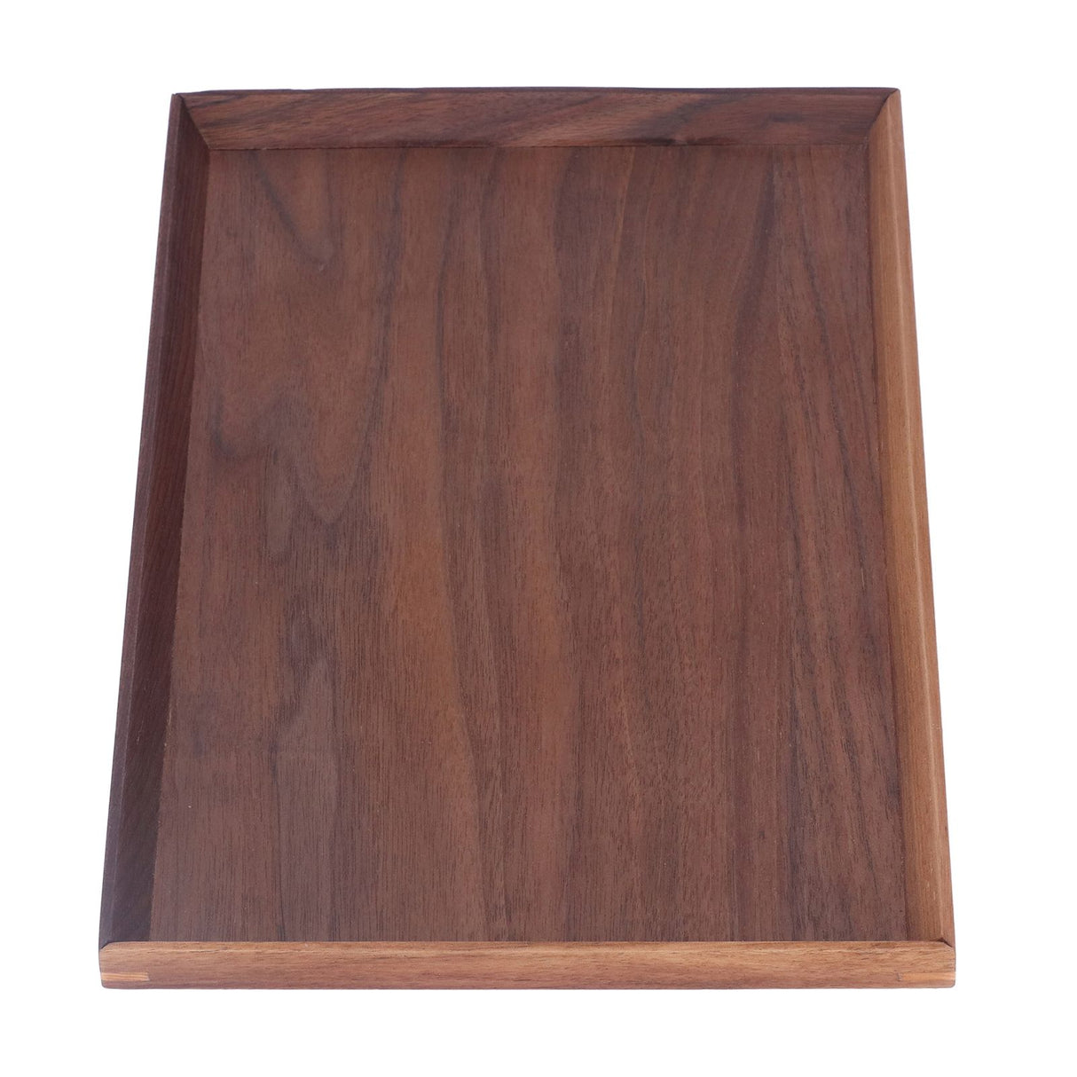 Walnut Wooden Tray Rectangle Serving Tray Tenon Structure Chinese For Tea Fruit Dessert Bread L