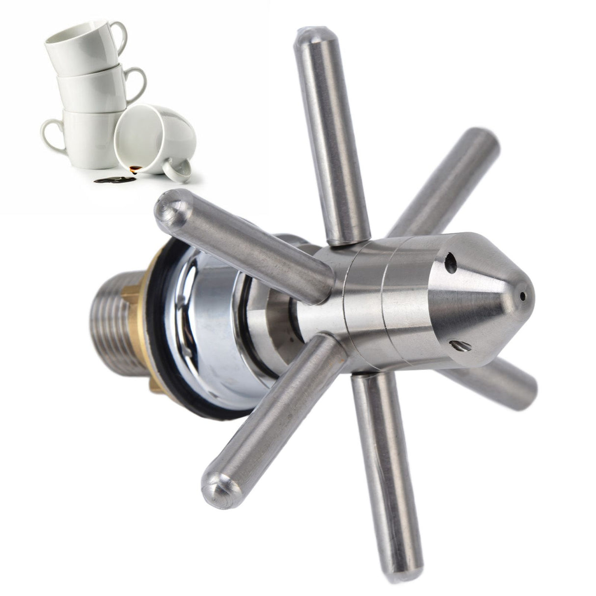 Sink Glass Rinser Faucet Stainless Steel Kitchen Glass Cup Washer for Bar Restaurant Coffee Shop Barware Wine Cocktail Beer