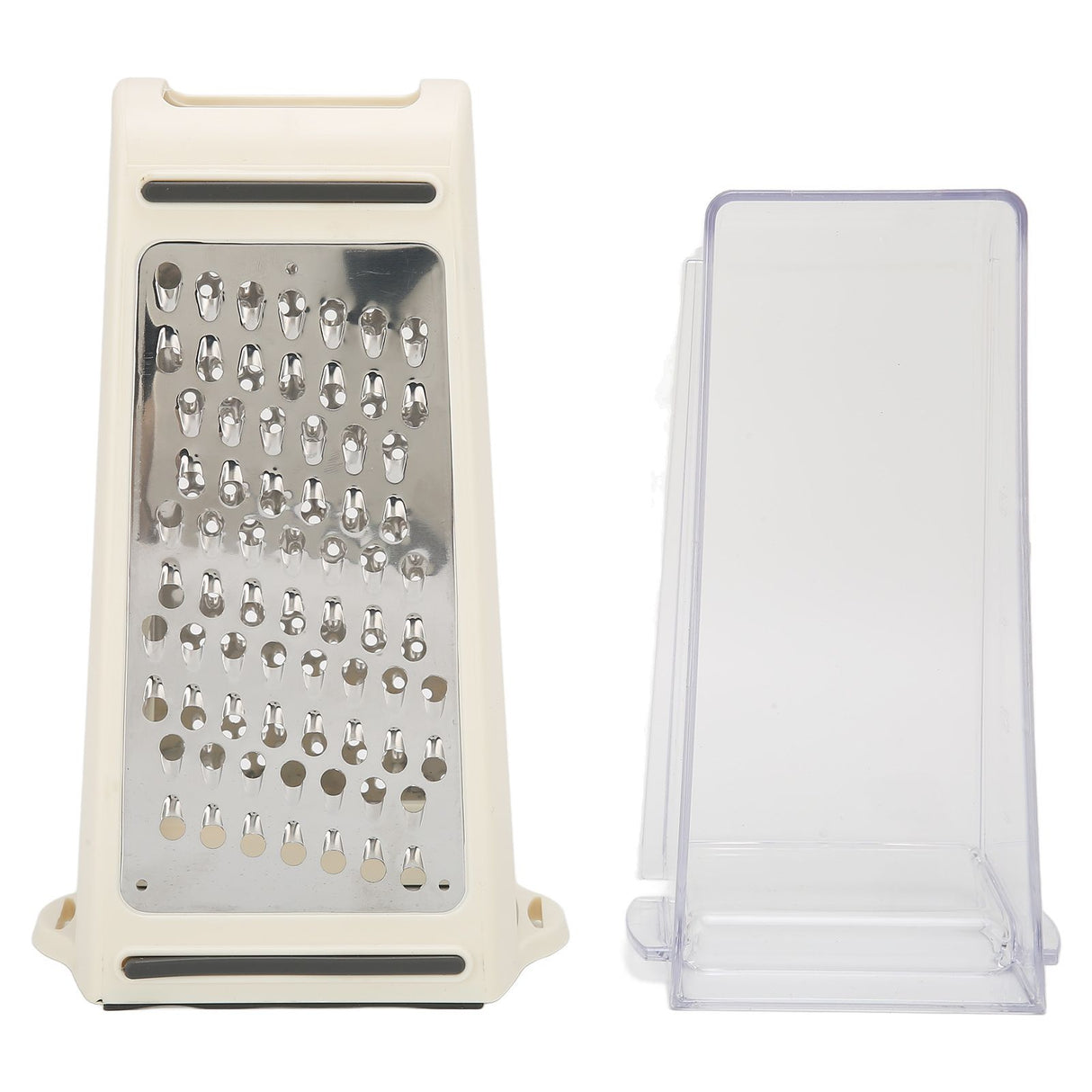 Cheese Grater Double Sided Removable Container ABS PS Material 22x13.5x8.5cm/8.7x5.3x3.3in Food Grater for Kitchen