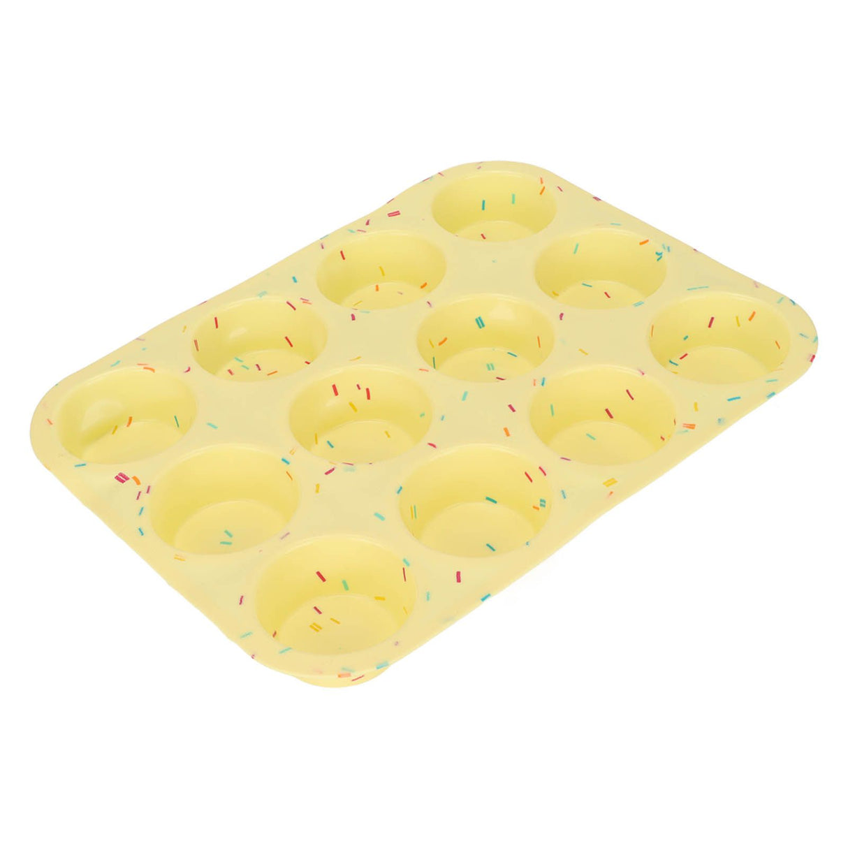 Silicone Baking Mold 12 Compartments Multipurpose Round Easter Egg Silicone Mold for Restaurant Kitchen