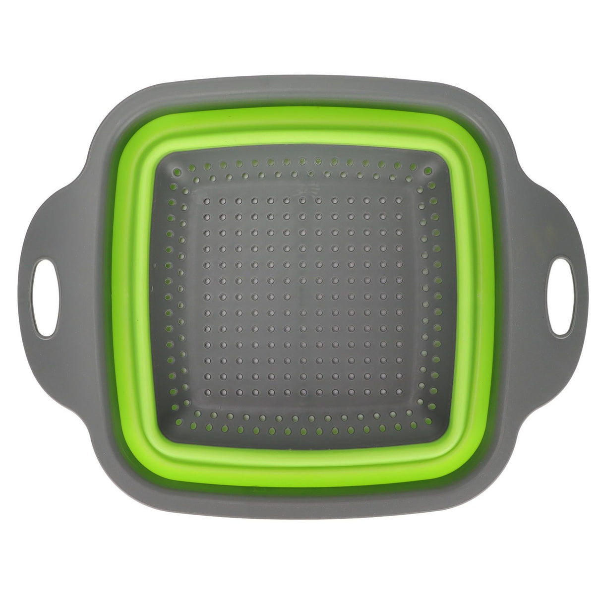 Folding Drain Basket Foldable Durable PP TPR Strong Bearing Draining Hole Vegetable Washing Basket for Fruit Vegetable