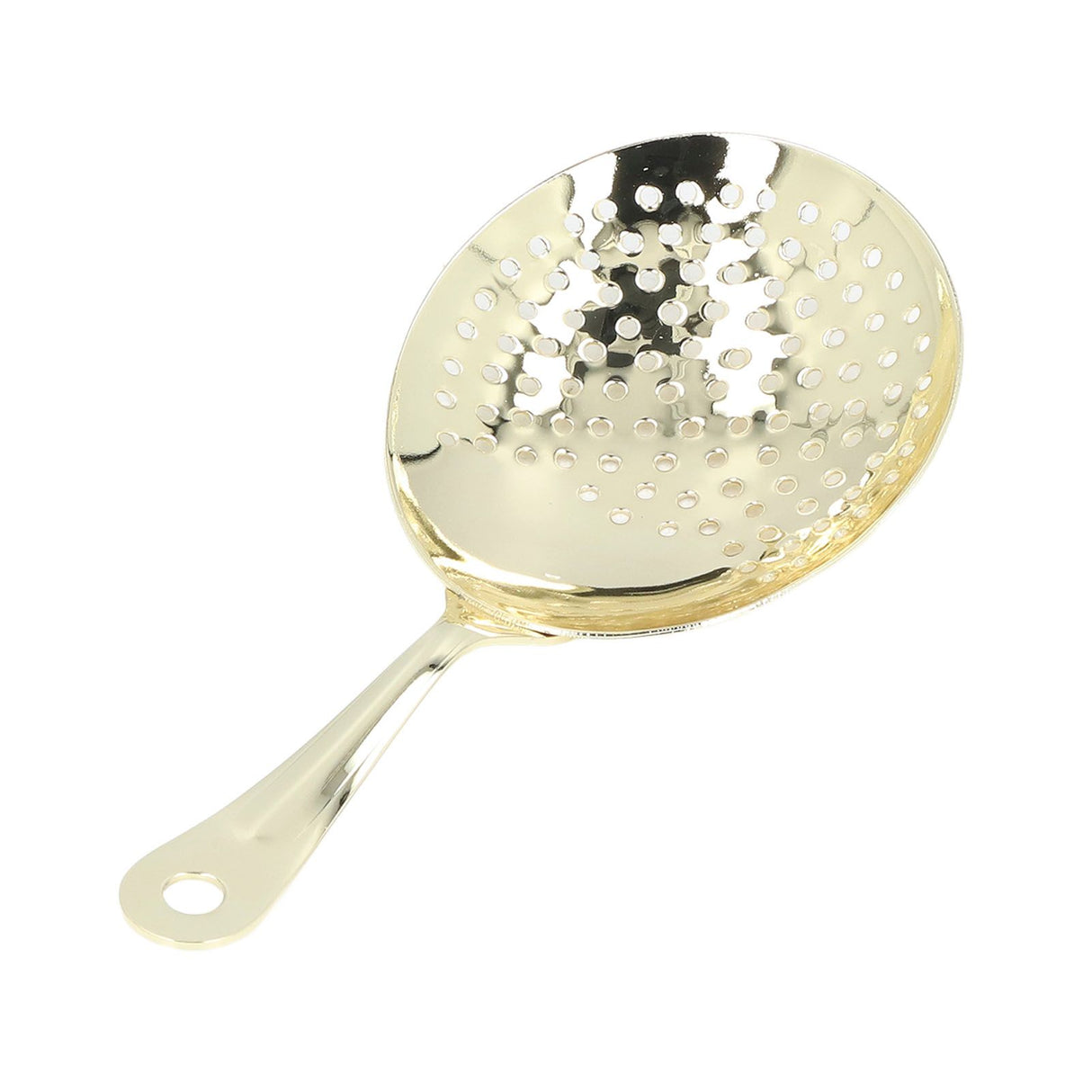 Cocktail Strainer Professional Stainless Steel Shell Cocktail Strainer for Bar Club Restaurant Gold
