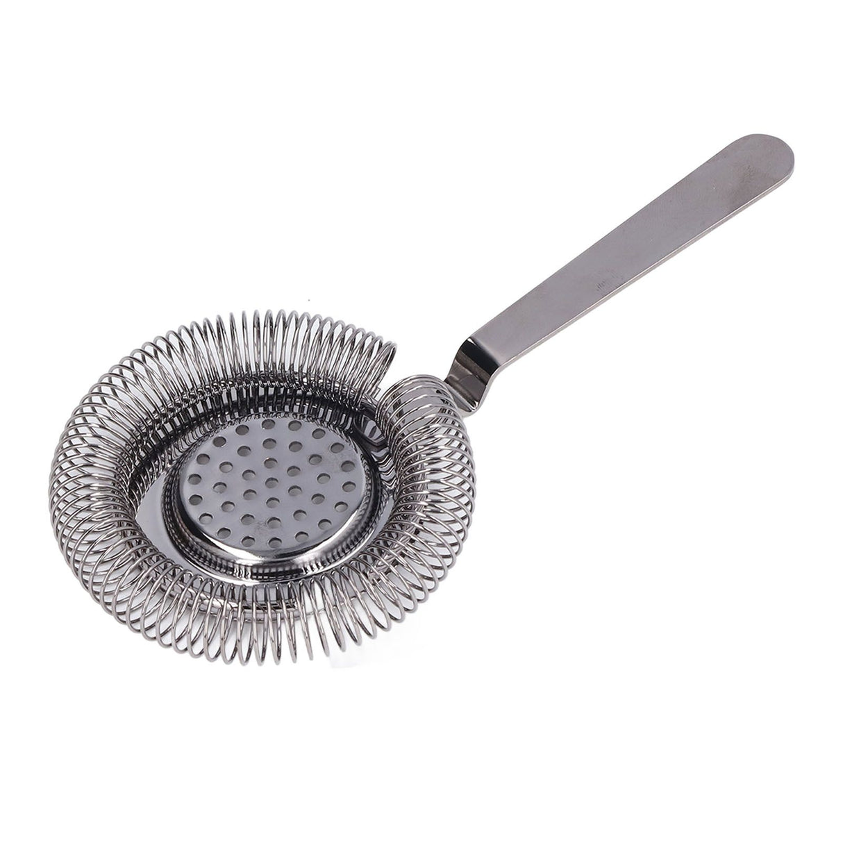 Bar Strainer Fine Filtering Professional Stainless Steel Cocktail Strainer for Bartending Restaurant Party Black Plated