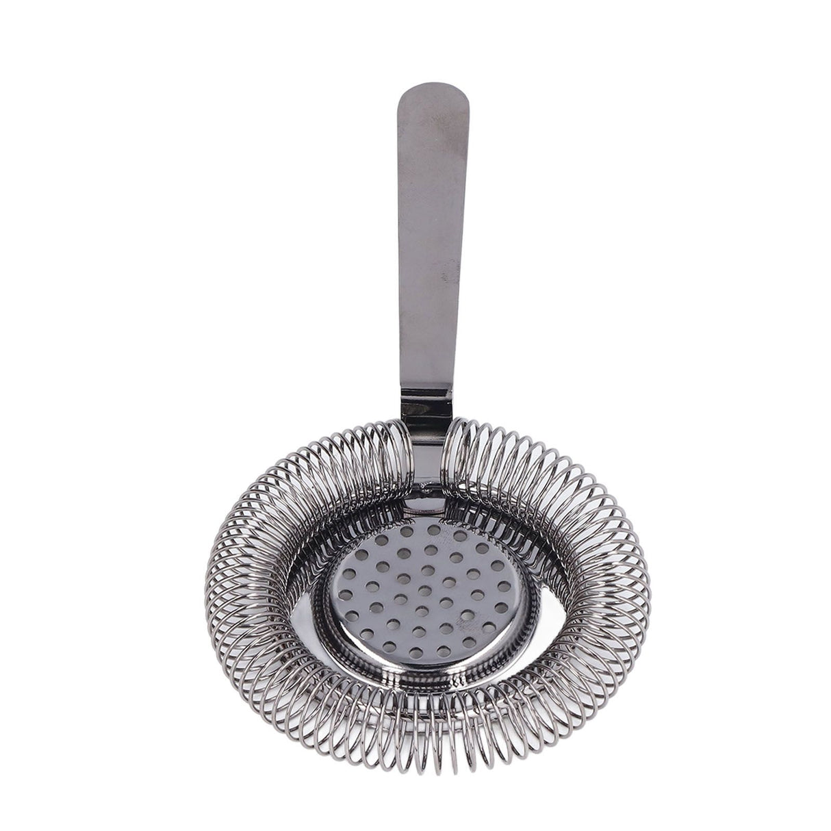Bar Strainer Fine Filtering Professional Stainless Steel Cocktail Strainer for Bartending Restaurant Party Black Plated