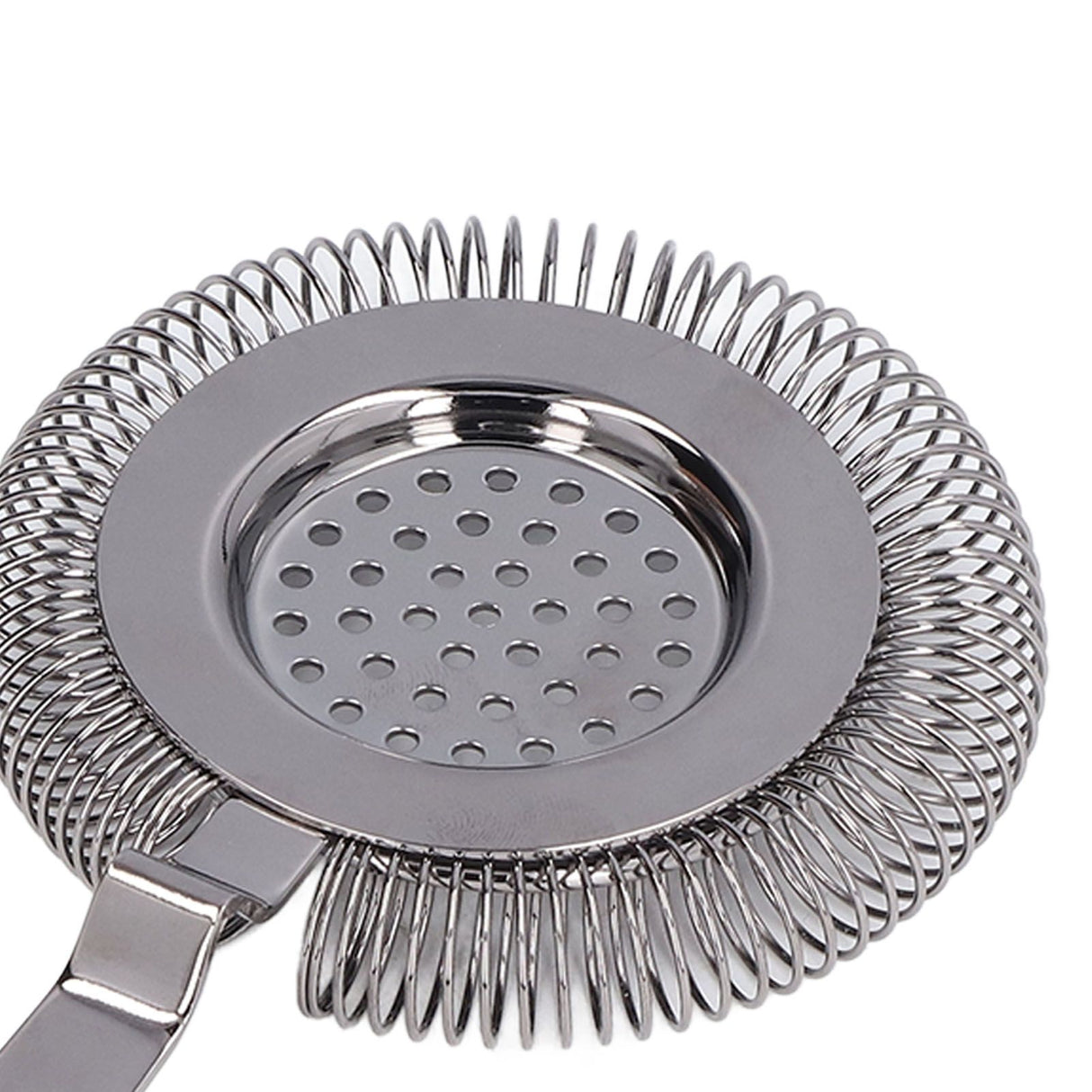 Bar Strainer Fine Filtering Professional Stainless Steel Cocktail Strainer for Bartending Restaurant Party Black Plated