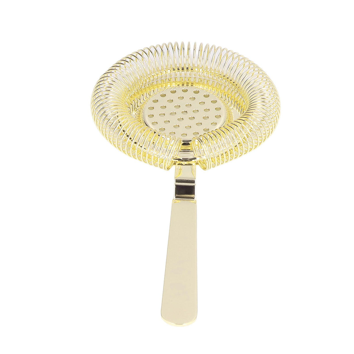 Bar Strainer Fine Filtering Professional Stainless Steel Cocktail Strainer for Bartending Restaurant Party Golden