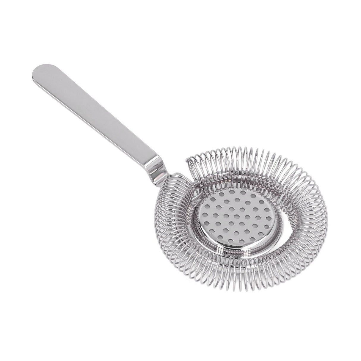 Bar Strainer Fine Filtering Professional Stainless Steel Cocktail Strainer for Bartending Restaurant Party Silver