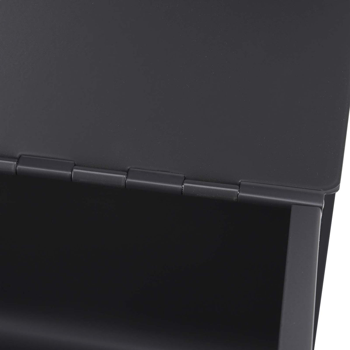 Bread Bin Large Capacity Save Countertop Space Bread Storage Container with Clamshell Door for Home Kitchen Office Dark Grey