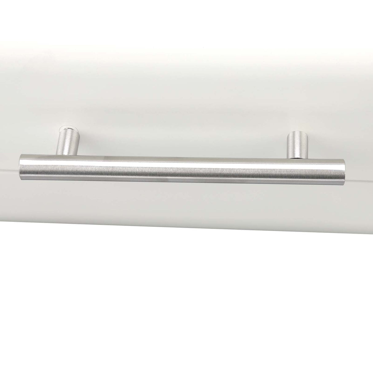 Bread Bin Large Capacity Save Countertop Space Bread Storage Container with Clamshell Door for Home Kitchen Office White