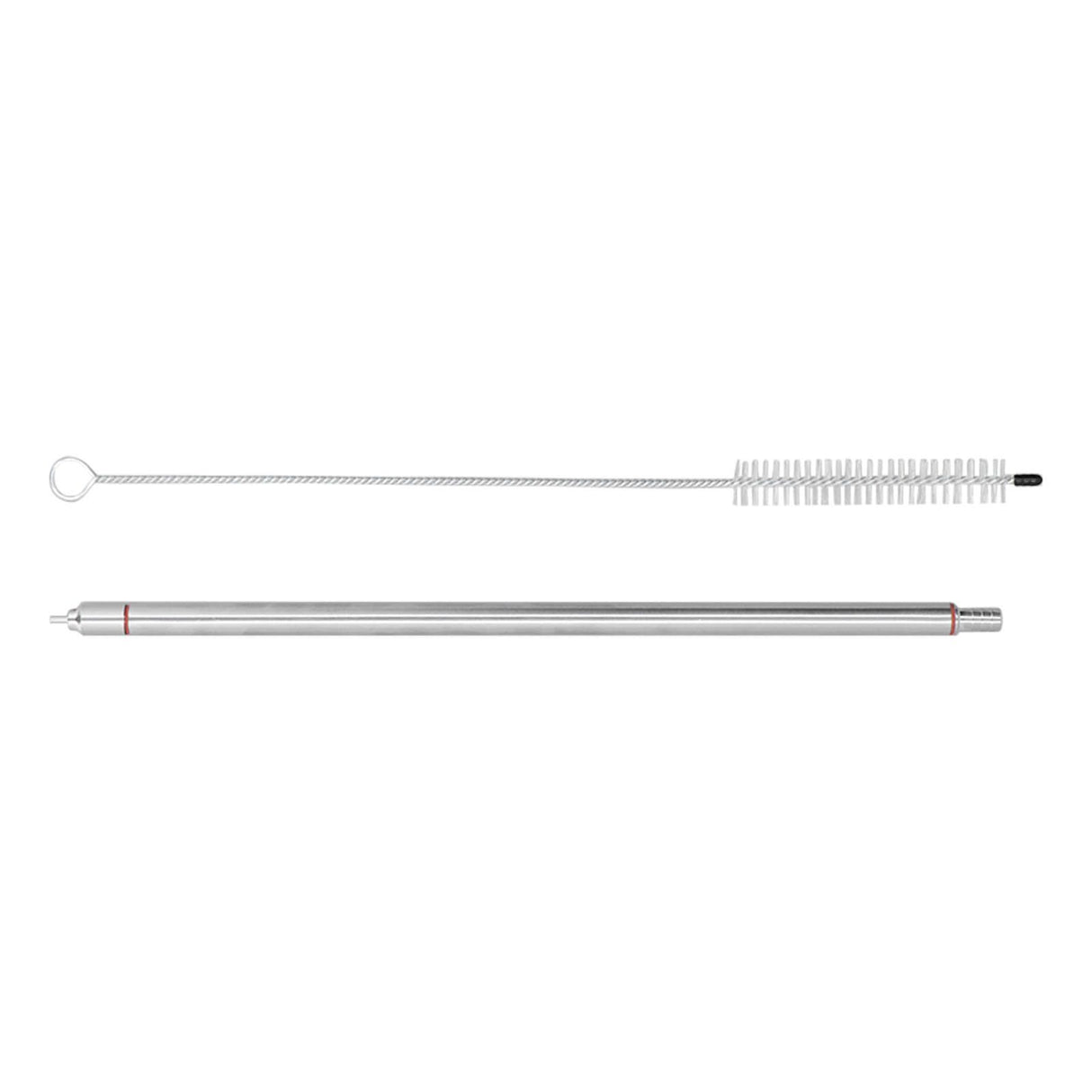 Beer Bottle Filler Set 304 Stainless Steel Spring Loaded Bottle Filler with Cleaning Brush for Home Brewing