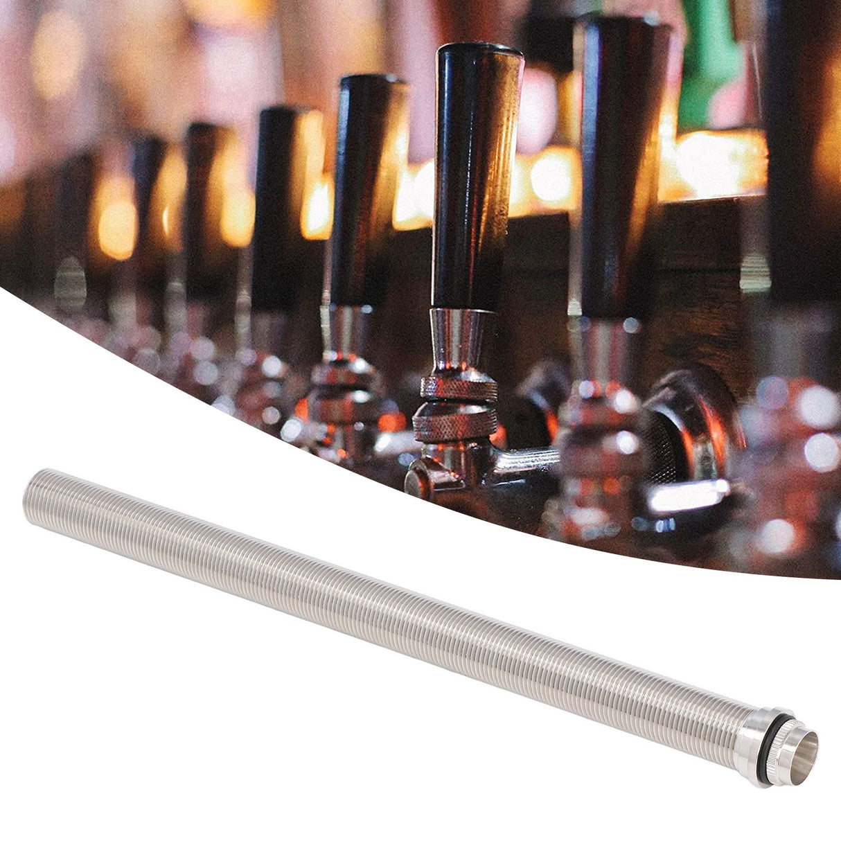 330mm Beer Tap Locking Flange G5/8 Home Brewing Beer Faucet Shank Extend Tube Wine Dispenser Bar Wine Tools
