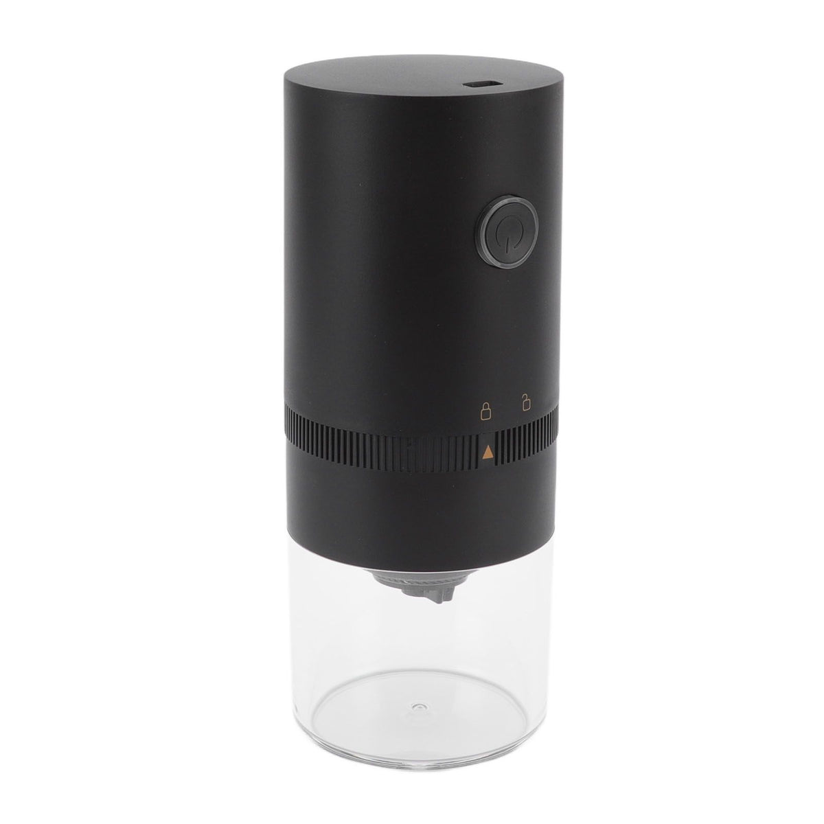 Electric Coffee Grinder USB Charging Black Simple Operation Coffee Bean Grinder for Home Camping Travel 3.7V 13W