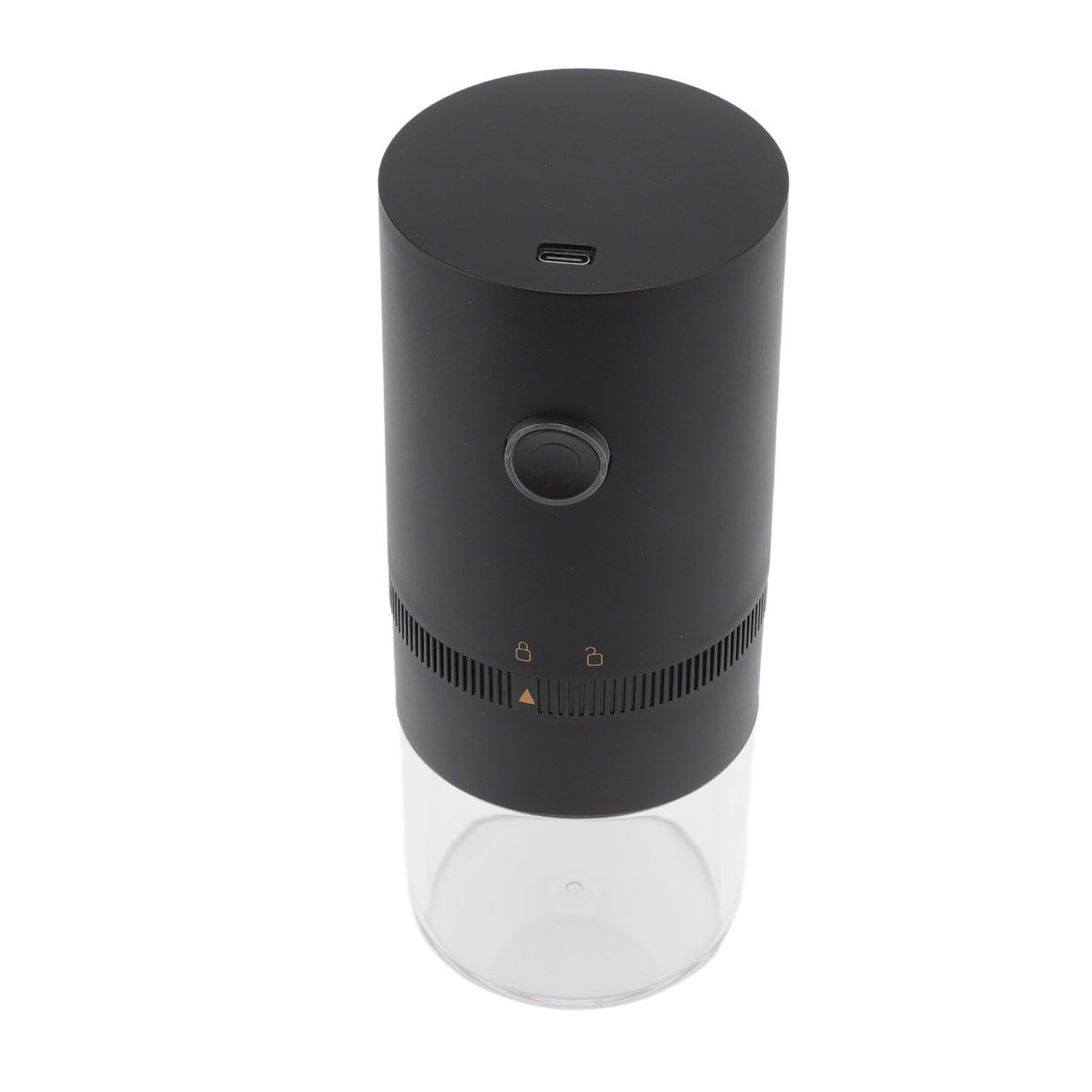 Electric Coffee Grinder USB Charging Black Simple Operation Coffee Bean Grinder for Home Camping Travel 3.7V 13W