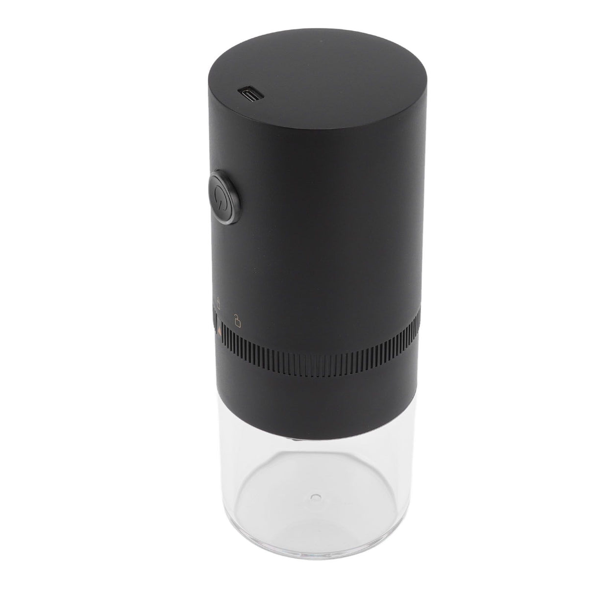 Electric Coffee Grinder USB Charging Black Simple Operation Coffee Bean Grinder for Home Camping Travel 3.7V 13W