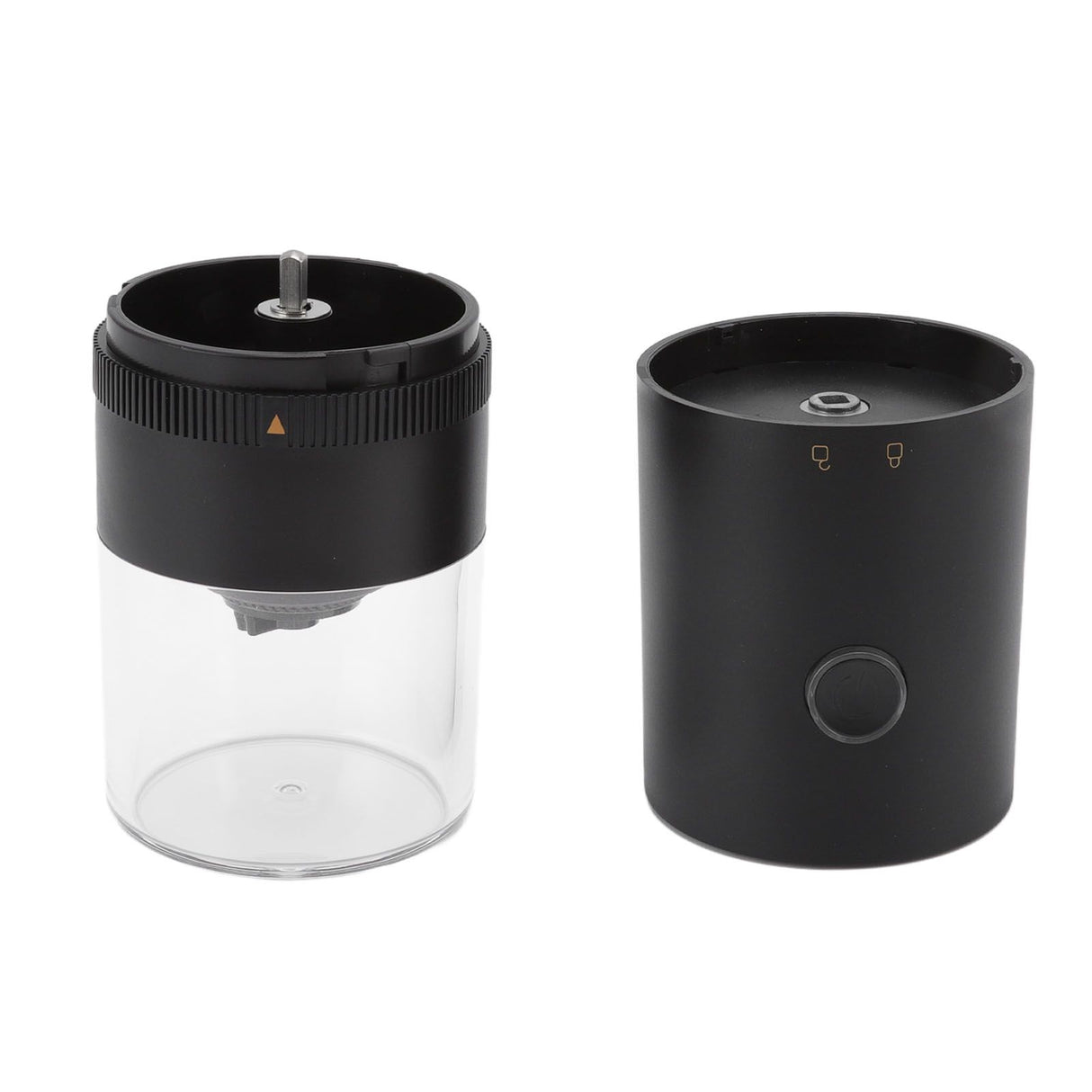 Electric Coffee Grinder USB Charging Black Simple Operation Coffee Bean Grinder for Home Camping Travel 3.7V 13W