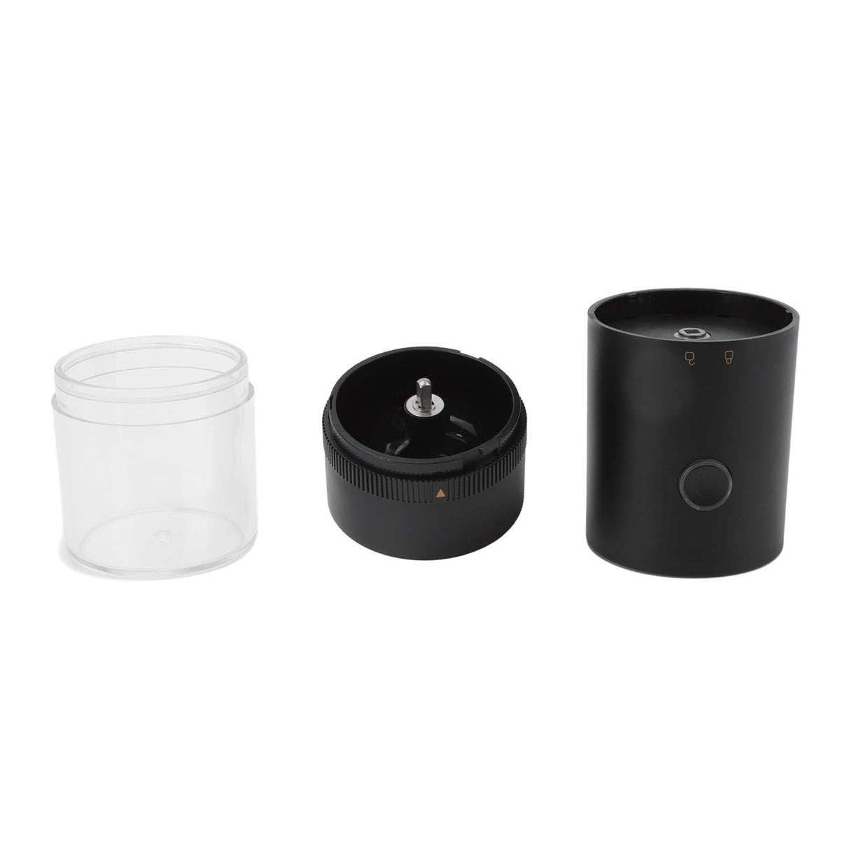 Electric Coffee Grinder USB Charging Black Simple Operation Coffee Bean Grinder for Home Camping Travel 3.7V 13W