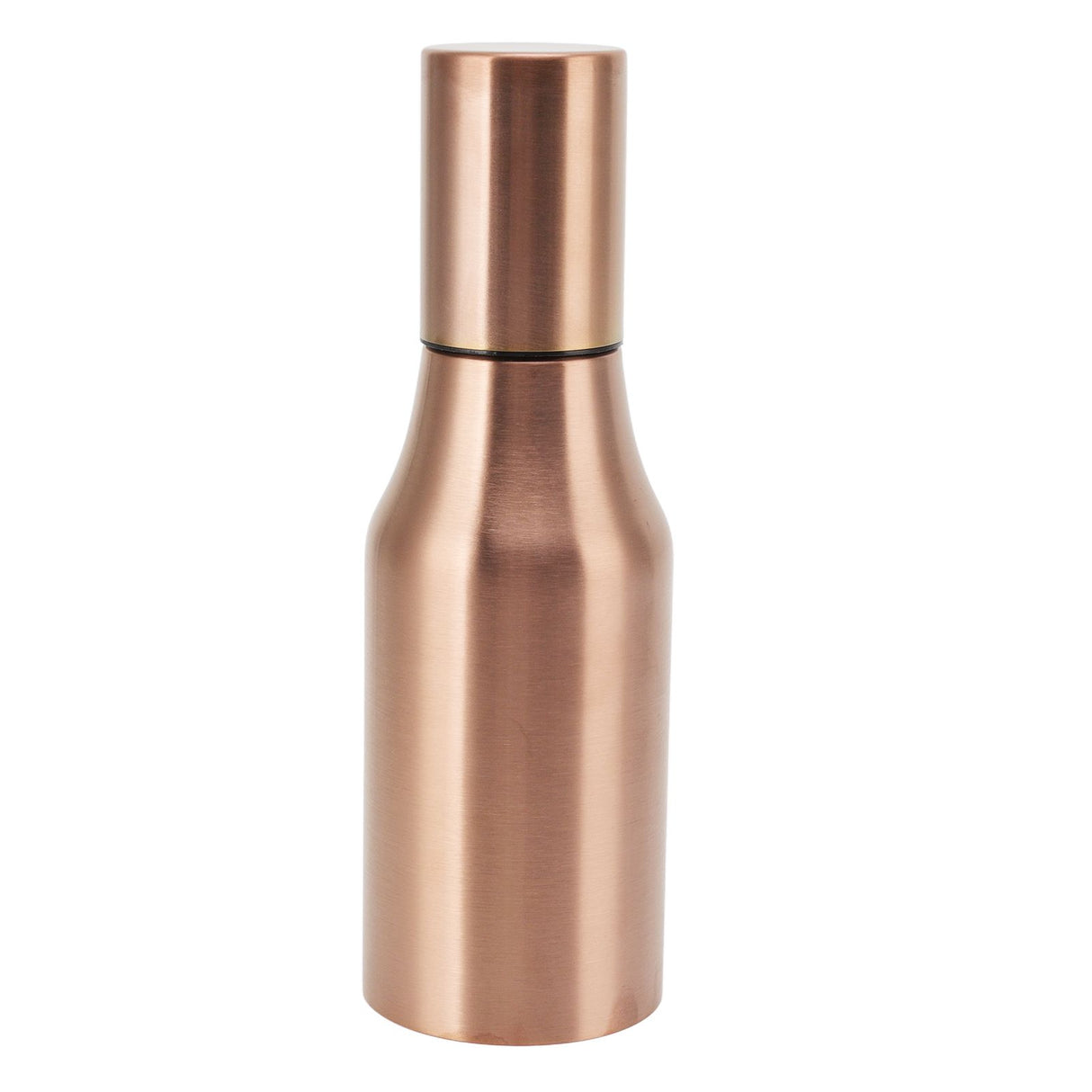 Oil Dispenser Bottle Stainless Steel Drip Proof Design Dustproof Cover Easy Cleaning PP Material Oil Pourer for Kitchen 500ML Rose Gold