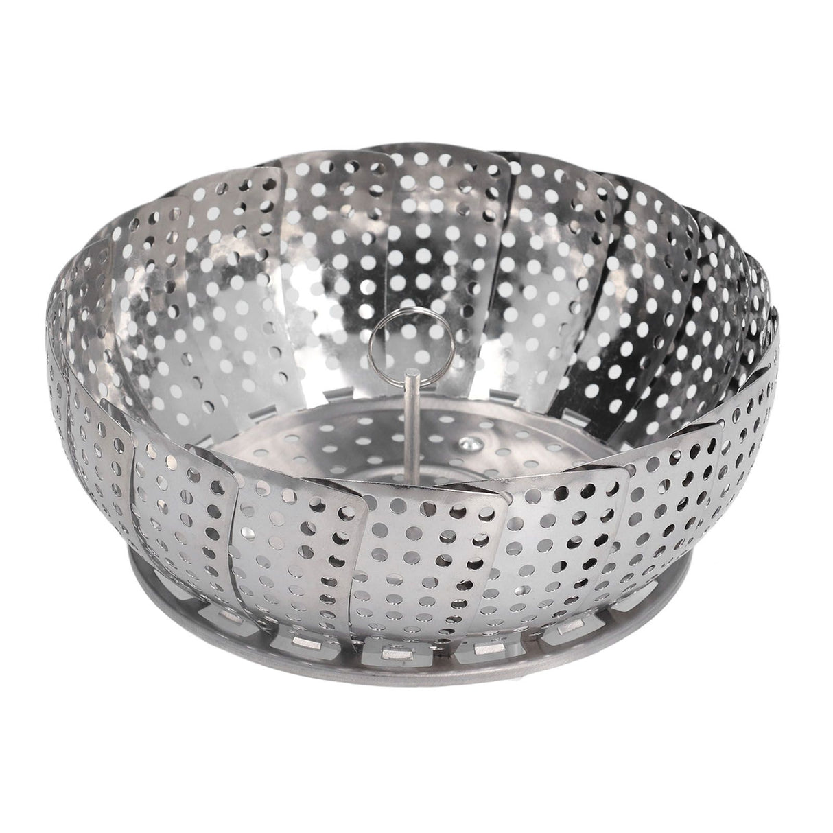 Steaming Plate Detachable Handle Design Retractable Stainless Steel Corrosion Resistant Food Steaming Tray