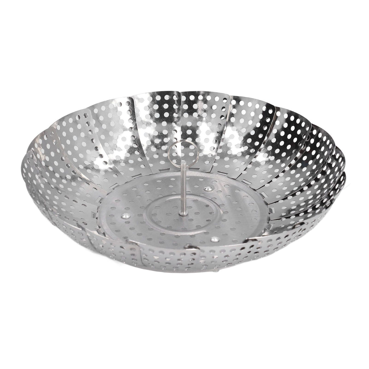 Steaming Plate Detachable Handle Design Retractable Stainless Steel Corrosion Resistant Food Steaming Tray