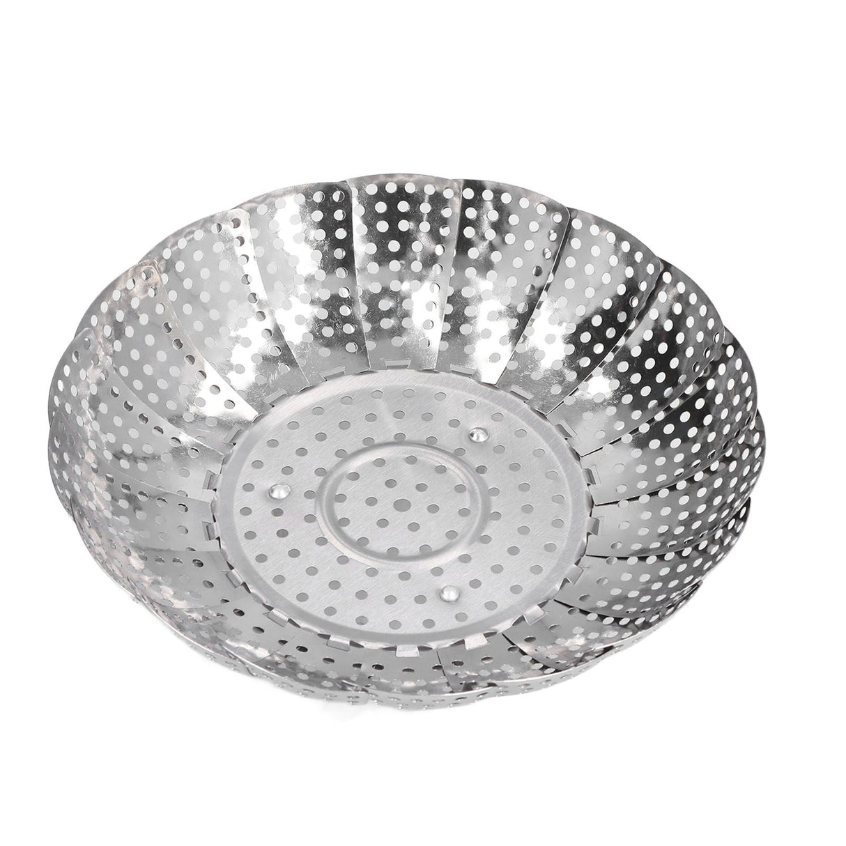 Steaming Plate Detachable Handle Design Retractable Stainless Steel Corrosion Resistant Food Steaming Tray