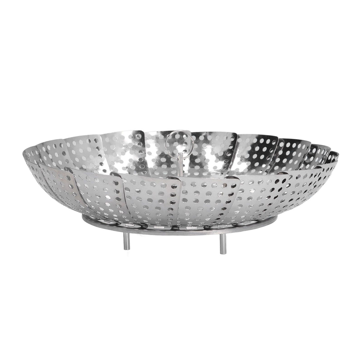 Steaming Plate Detachable Handle Design Retractable Stainless Steel Corrosion Resistant Food Steaming Tray